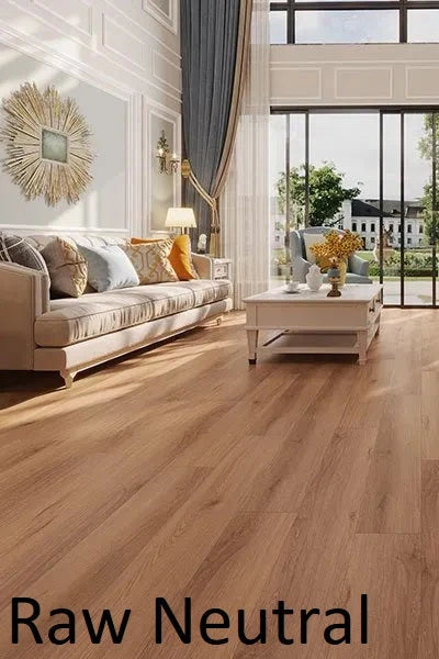 Riverhill Elegant Hybrid Flooring 6.5mm Raw Neutral Setting