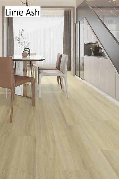 Riverhill Elegant Hybrid Flooring 9.5mm Lime Ash Setting