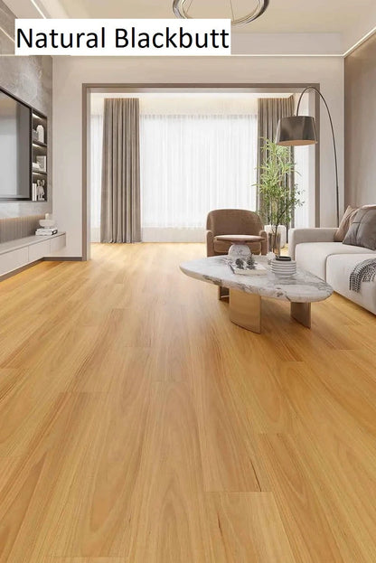 Riverhill Elegant Hybrid Flooring 9.5mm Natural Blackbutt Setting