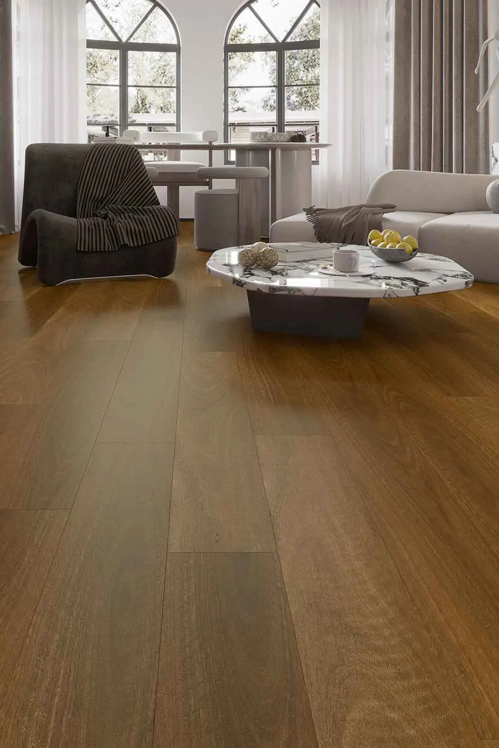 Riverhill Elegant Hybrid Flooring 9.5mm Pacific Spotted Gum Setting
