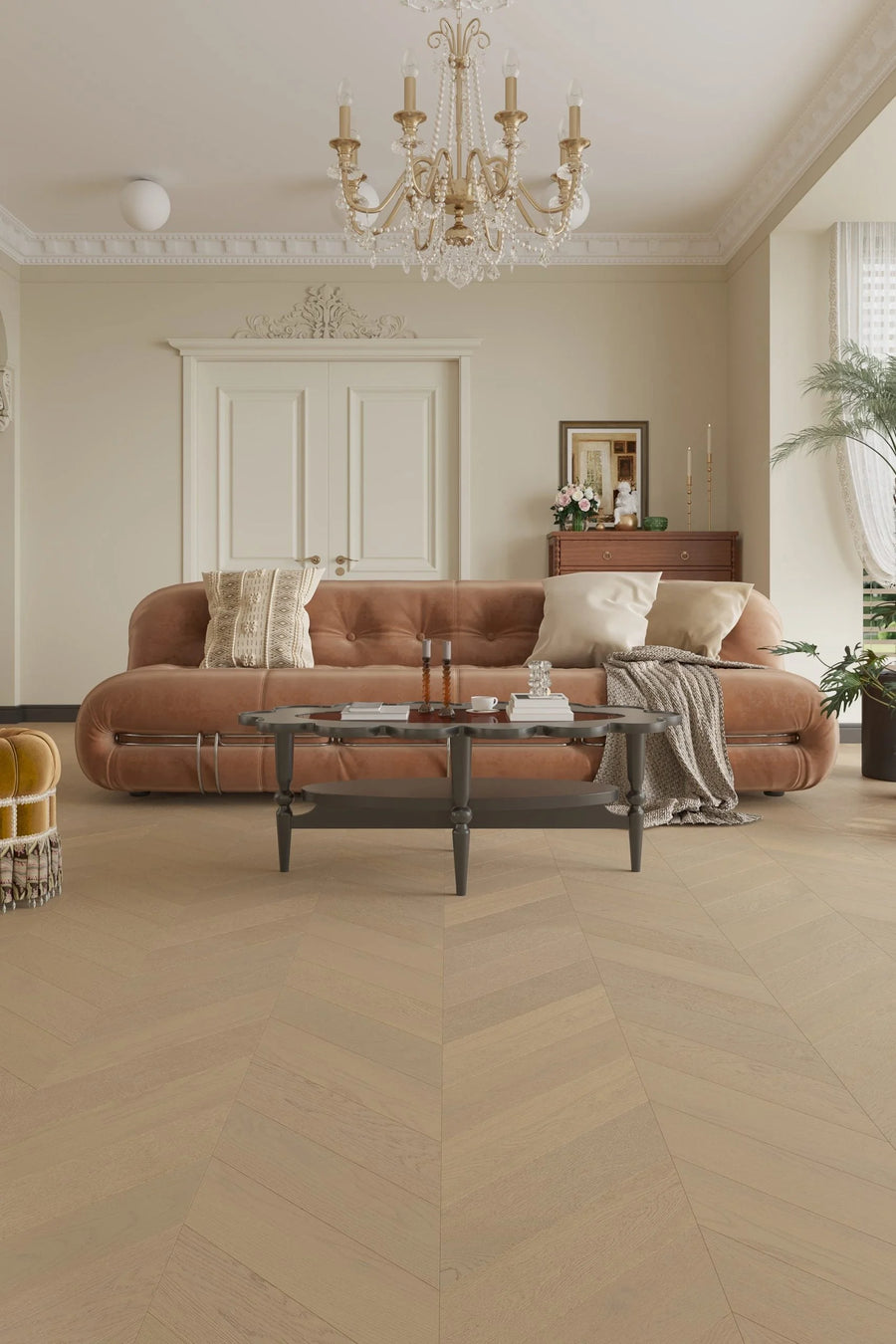 Riverhill iDesign European Oak Chevron Engineered Timber Flooring 15/3mm
