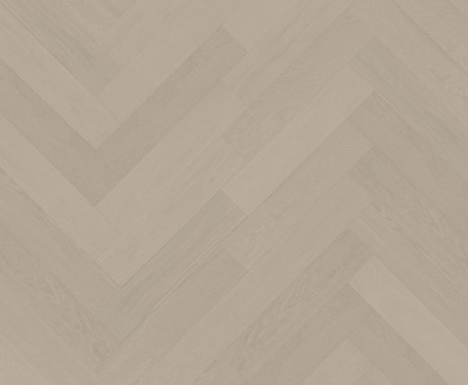 Riverhill iDesign European Oak Chevron Engineered Timber Flooring 15/3mm Casper White Swatch