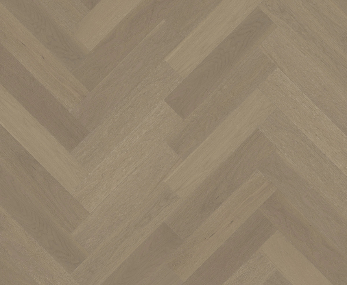 Riverhill iDesign European Oak Chevron Engineered Timber Flooring 15/3mm Light Malt Swatch
