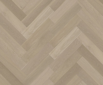 Riverhill iDesign European Oak Chevron Engineered Timber Flooring 15/3mm Tinge Clay Swatch