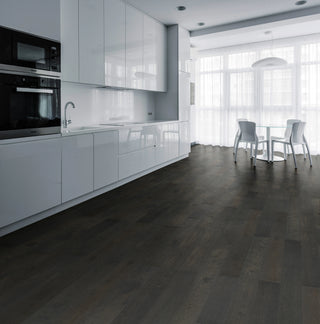 Riverhill iDesign European Oak T&G Flooring 15/3mm Midnight Grey Setting