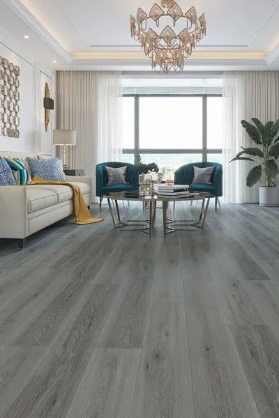 Riverhill Urban Laminate Flooring 12mm – Mystic Grey Swatch