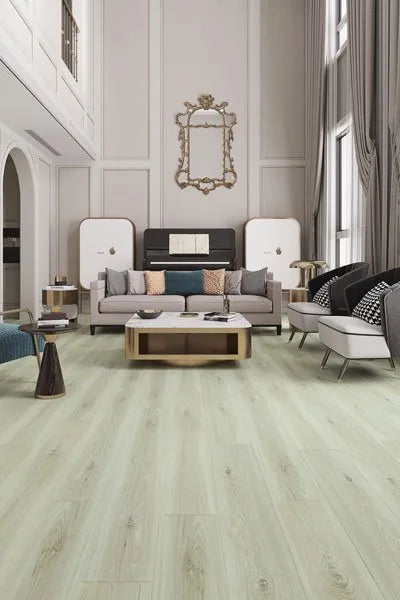 Riverhill Urban Laminate Flooring 12mm – Sea Shell Swatch