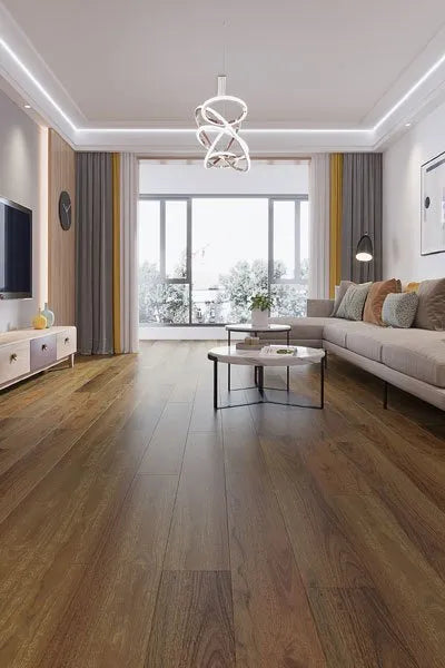 Riverhill Urban Laminate Flooring 12mm – Spotted Gum Swatch