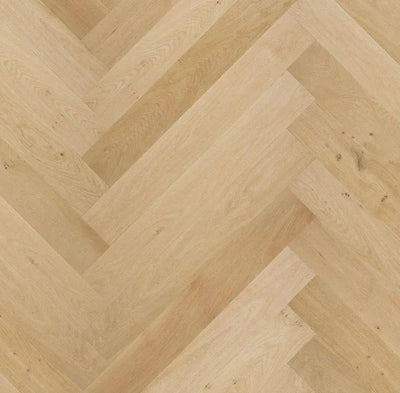 The Flooring Lab Adore European Oak Herringbone Flooring 14mm - Pure Diamond swatch