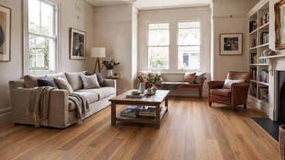 The Flooring Lab Eucalypt Australian Native Engineered Timber Flooring 14.2mm - Spotted Gum room setting