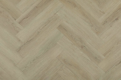 Topdeck Belle Vie Herringbone Hybrid Flooring 7mm – Manor Ridge Oak Swatch