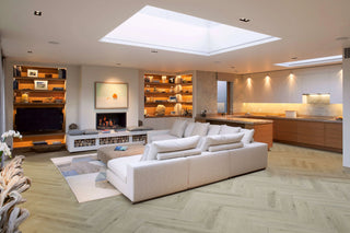 Topdeck Belle Vie Herringbone Hybrid Flooring 7mm Winchester Oak Setting