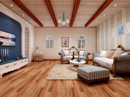 Topdeck Pre-Finished Solid Timber Flooring 18mm Pacific Spotted Gum Setting
