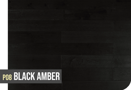 Topdeck Project Oak European Oak Engineered Timber Flooring 14/2mm Black Amber P08 Swatch
