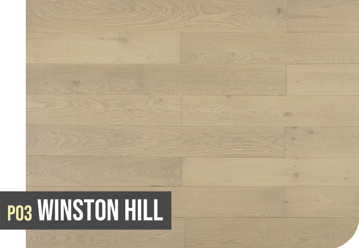 Topdeck Project Oak European Oak Engineered Timber Flooring 14/2mm Winston Hill P03 Swatch