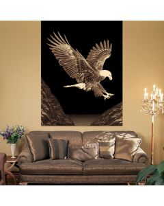 Ruby Eagle Picture Rug
