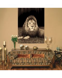 Ruby Lion Picture Rug