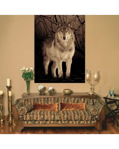 Ruby Wolf Picture Rug
